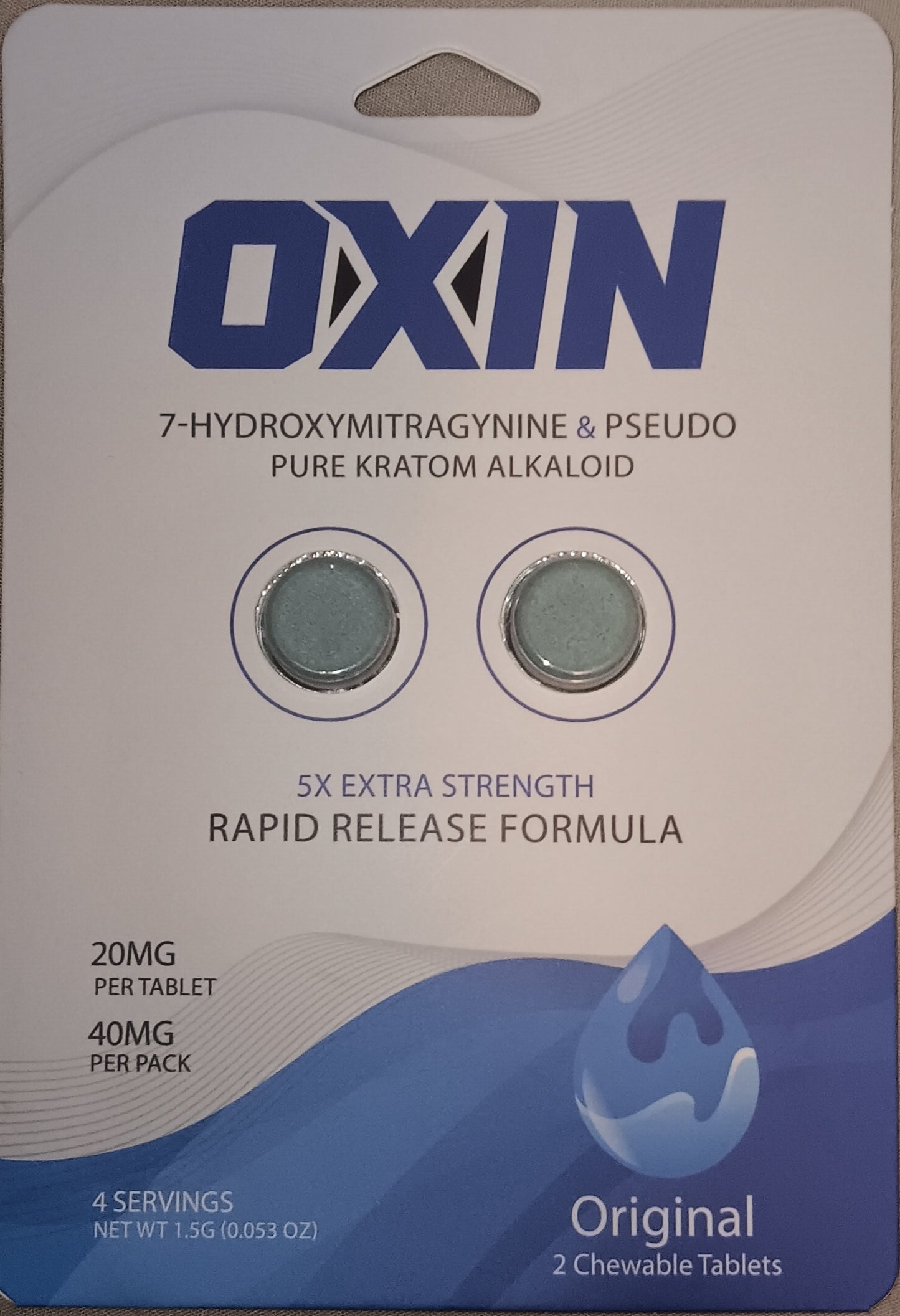 Oxin 20mg: Original 7oh+Psuedo