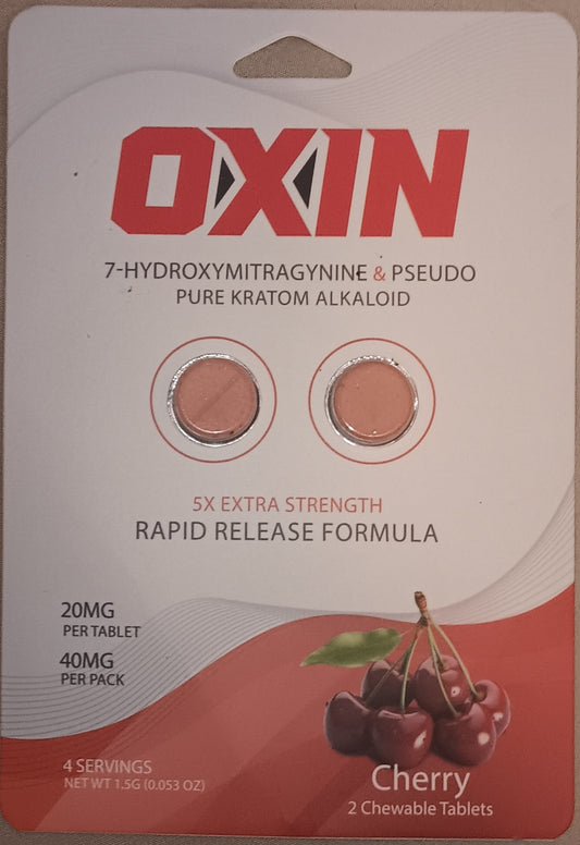 Oxin 20mg: Cherry 7oh+Psuedo