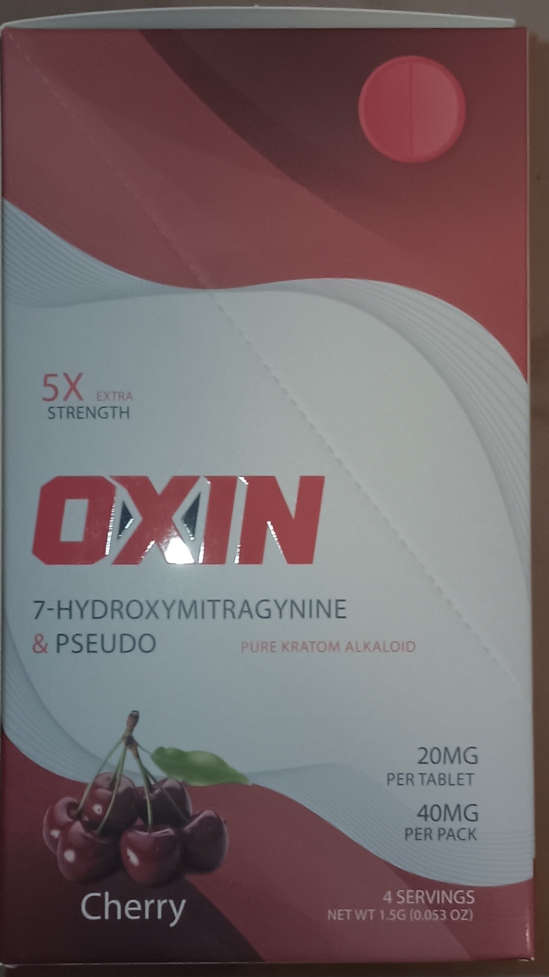 Oxin 20mg: Cherry 7oh+Psuedo